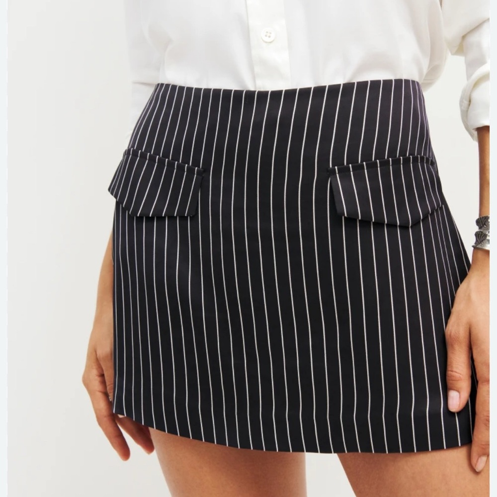 Reformation Imogen Satin Skort